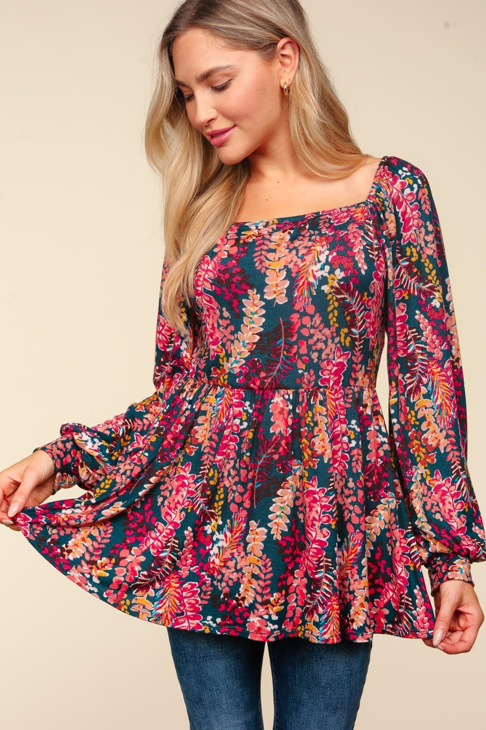 Babydoll Square Neck