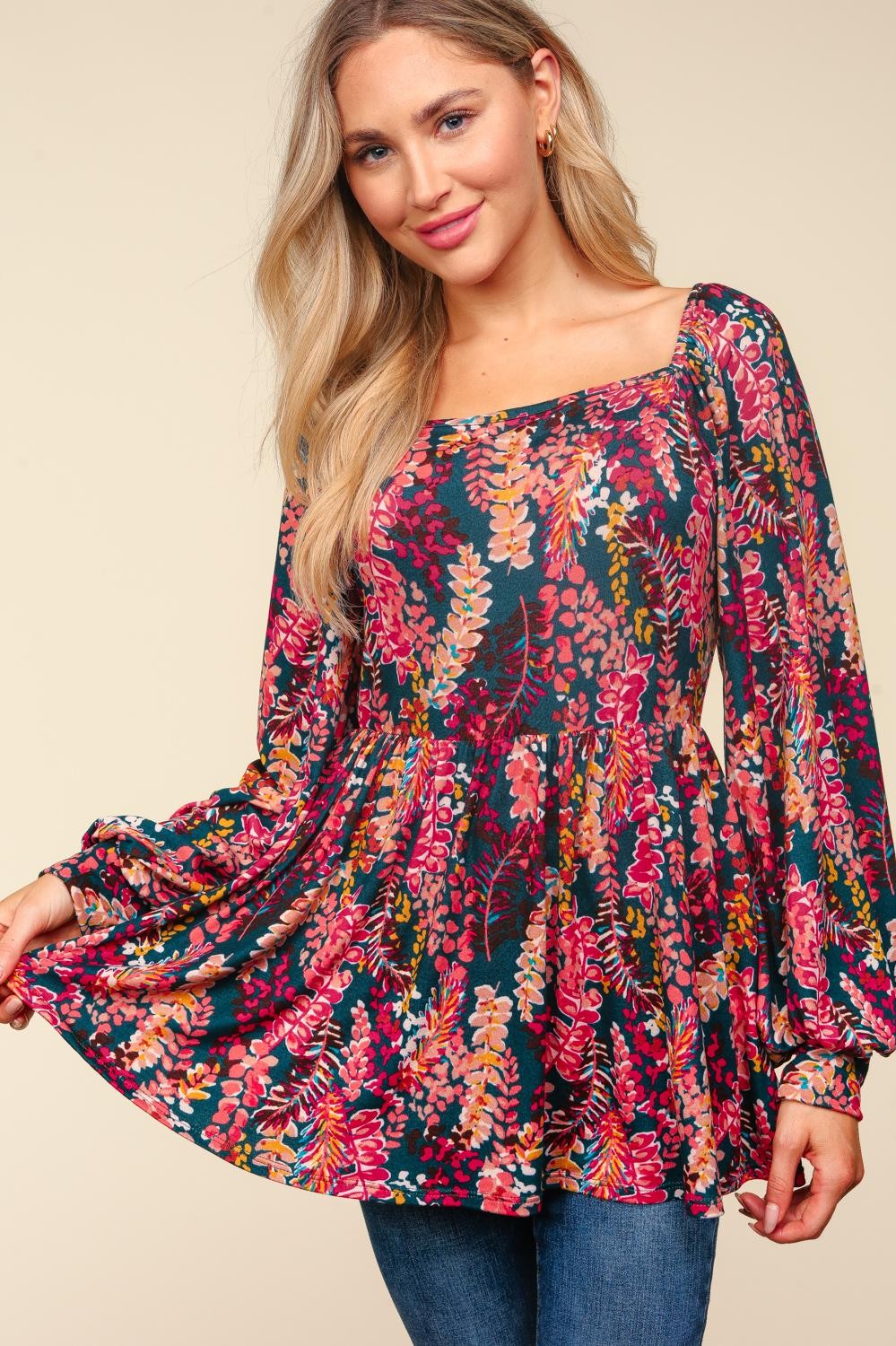 Babydoll Square Neck