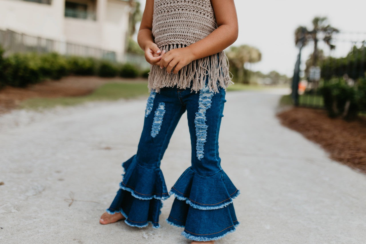 Distressed Bell Denim