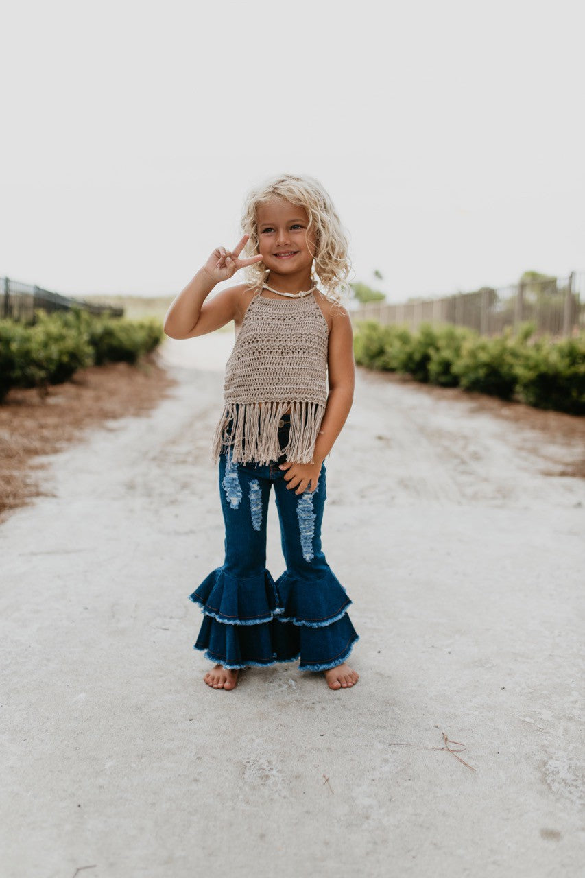 Distressed Bell Denim