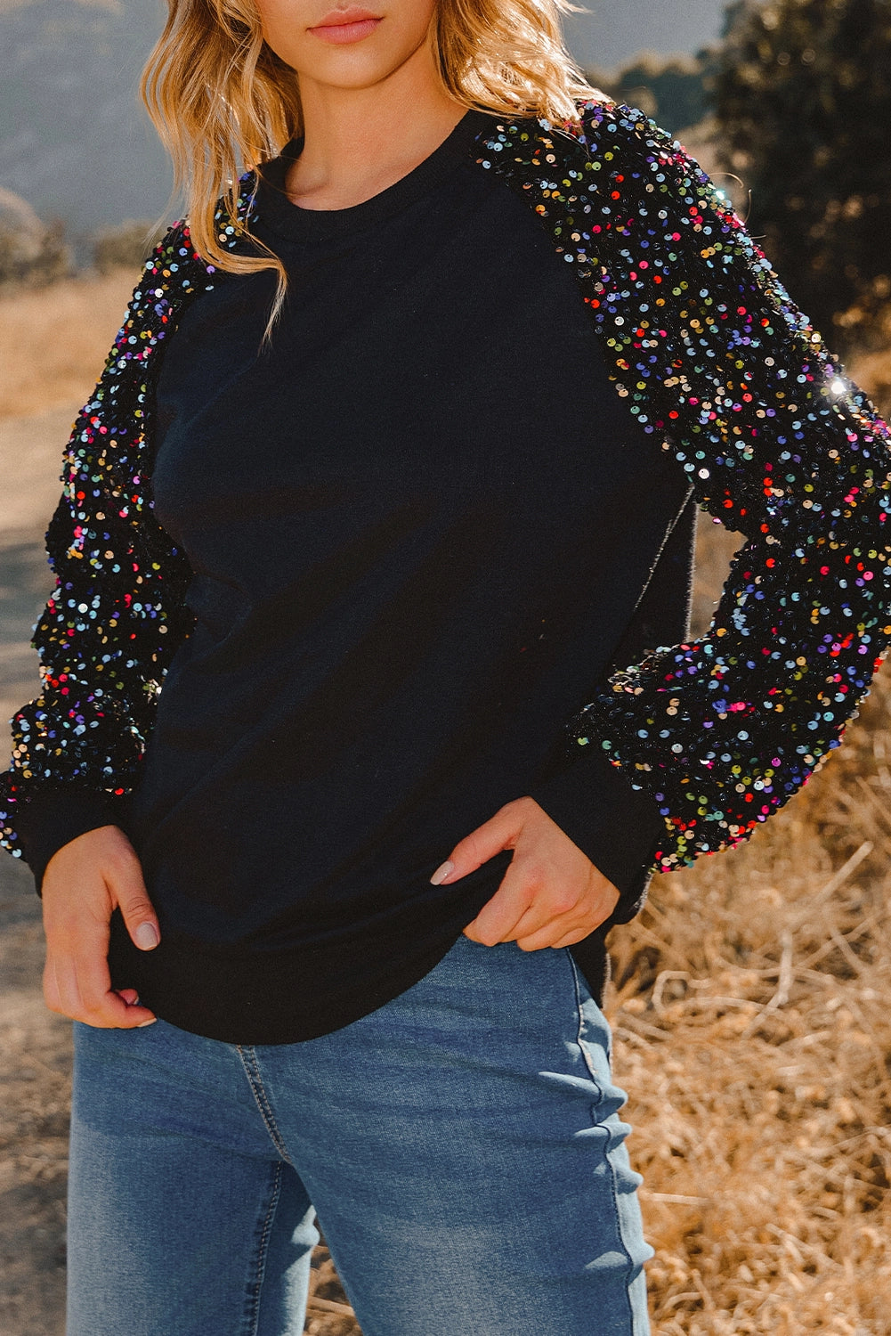 Sequin Sleeve