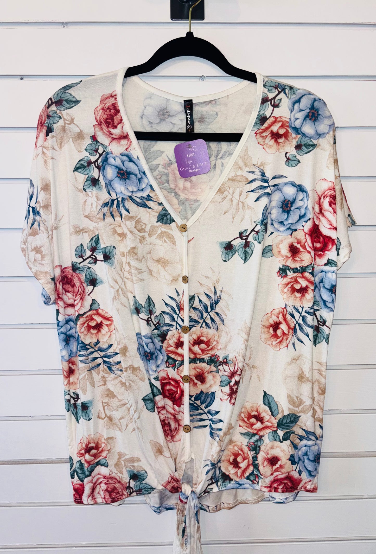 Cream Button Down