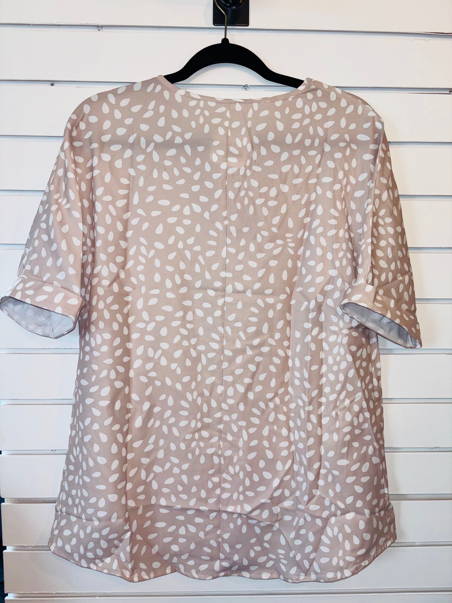 Apricot Leaf Cuff Shirt