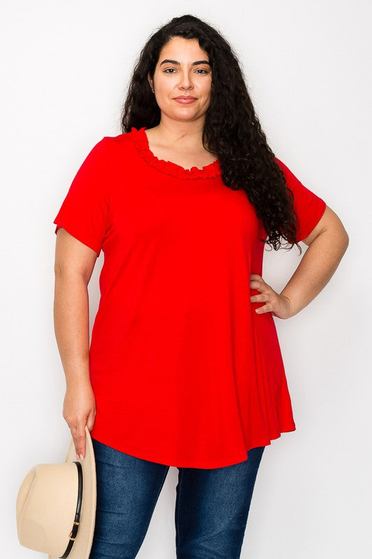 Cinch Neck Tee