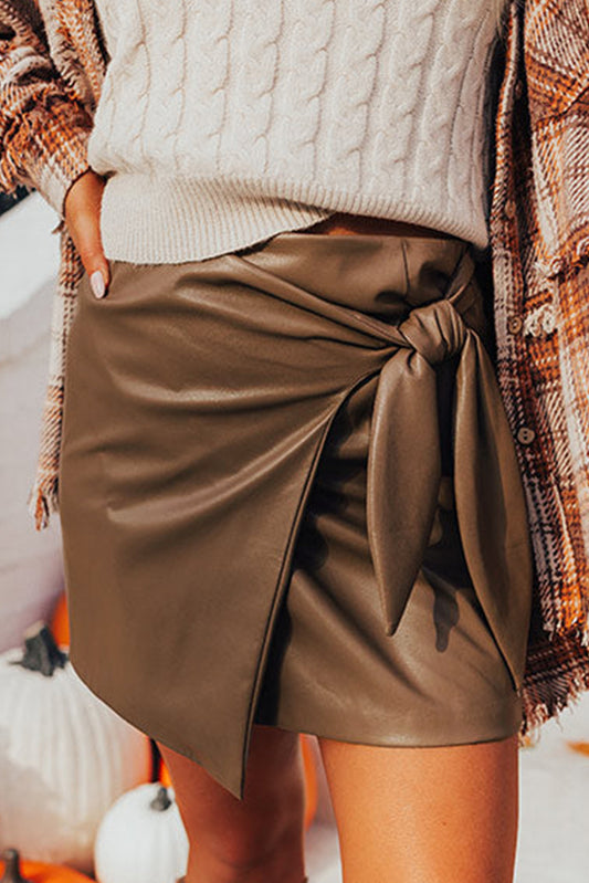 Pleather Skirt
