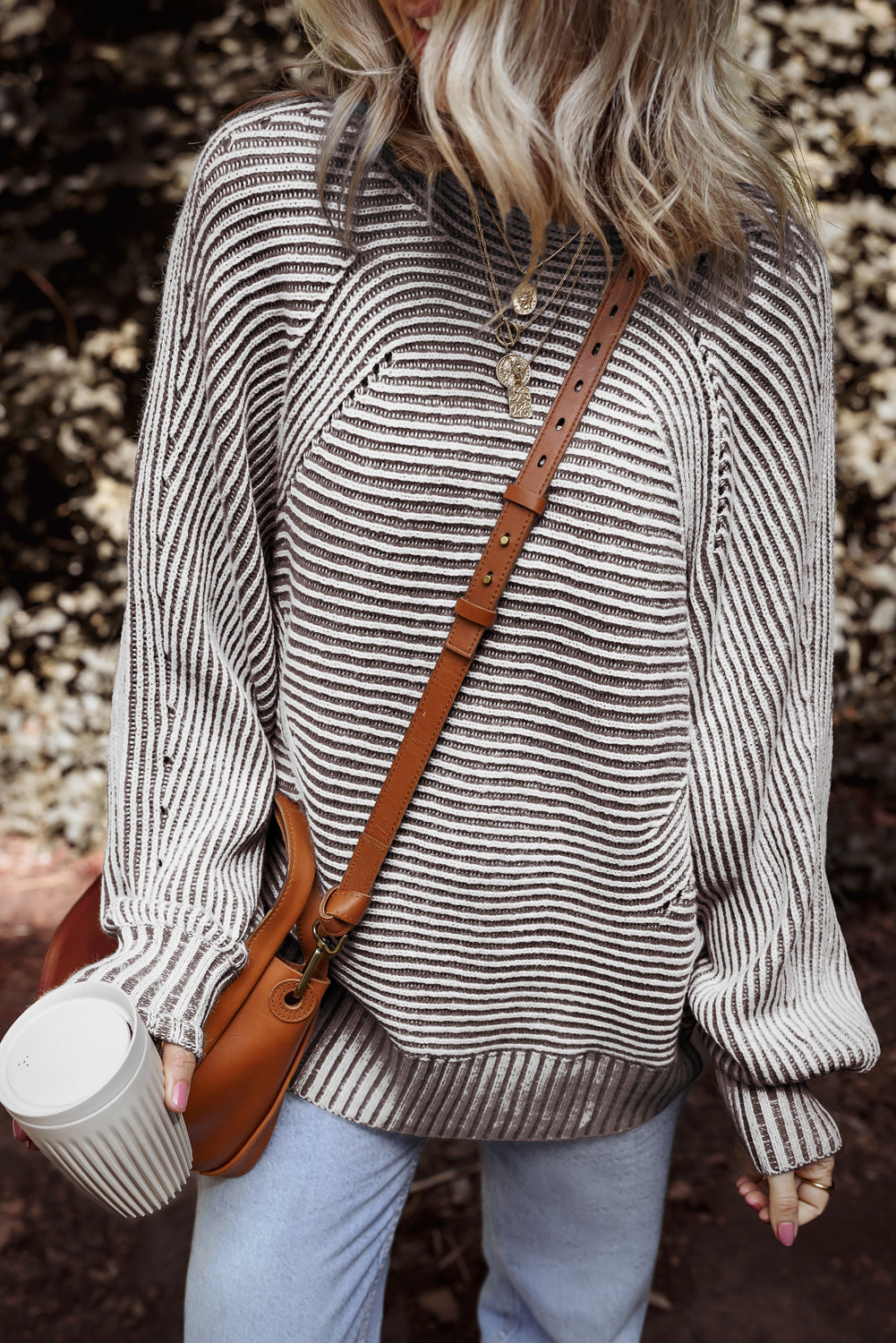 Coffee Stripe Sweater
