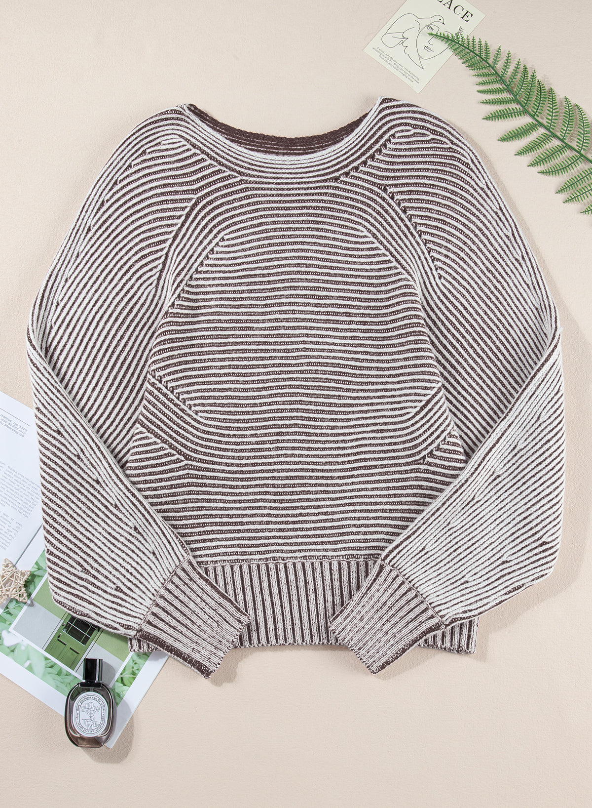 Coffee Stripe Sweater