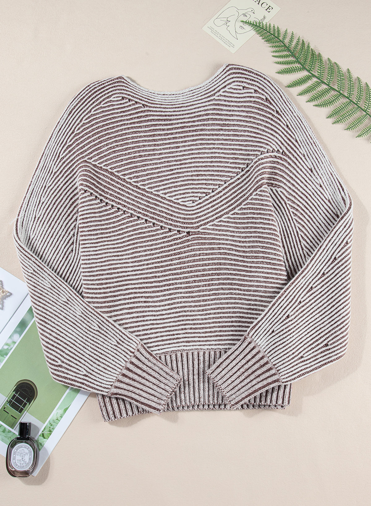 Coffee Stripe Sweater