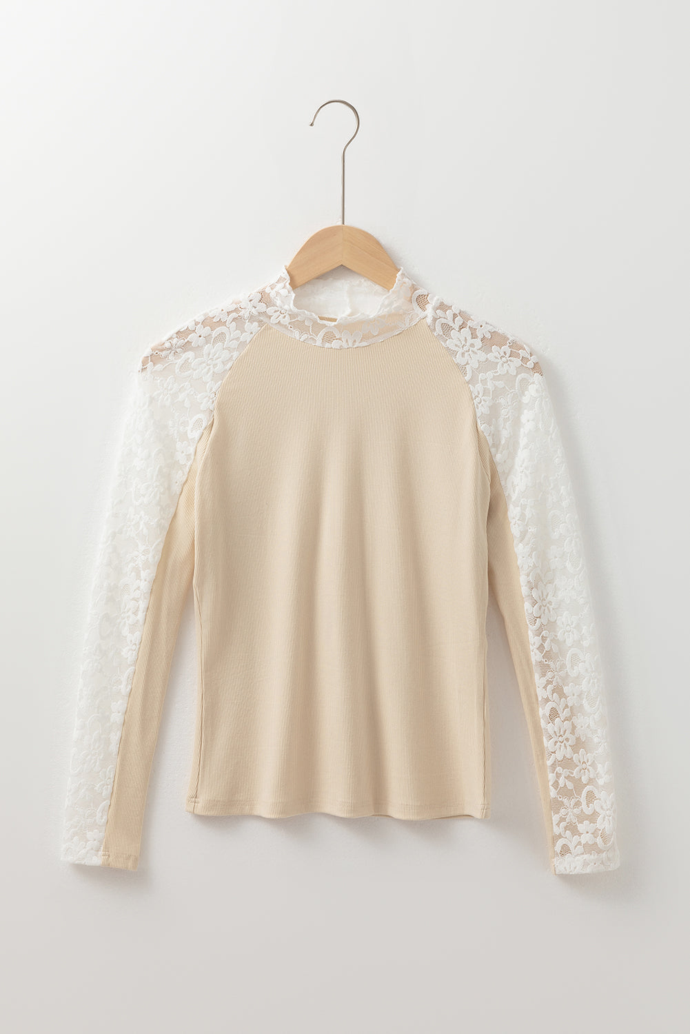 Ribbed Lace Sleeve